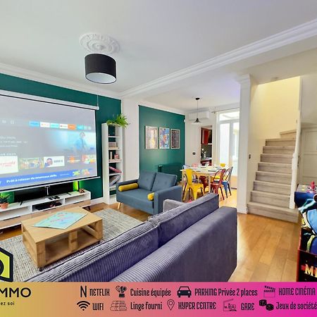 Maison 3Ch - Cinema - Game Room - Parking - Gare Amiens Eksteriør bilde