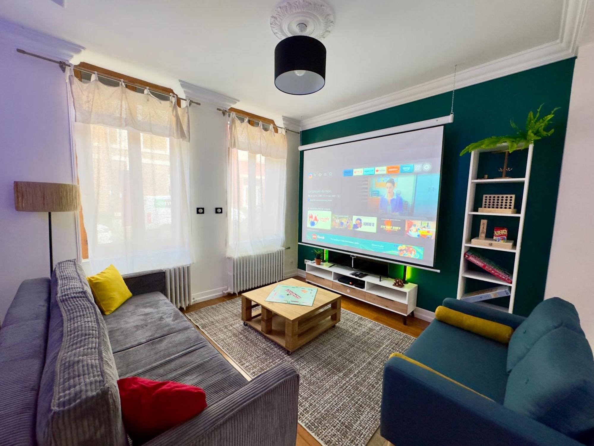 Maison 3Ch - Cinema - Game Room - Parking - Gare Amiens Eksteriør bilde