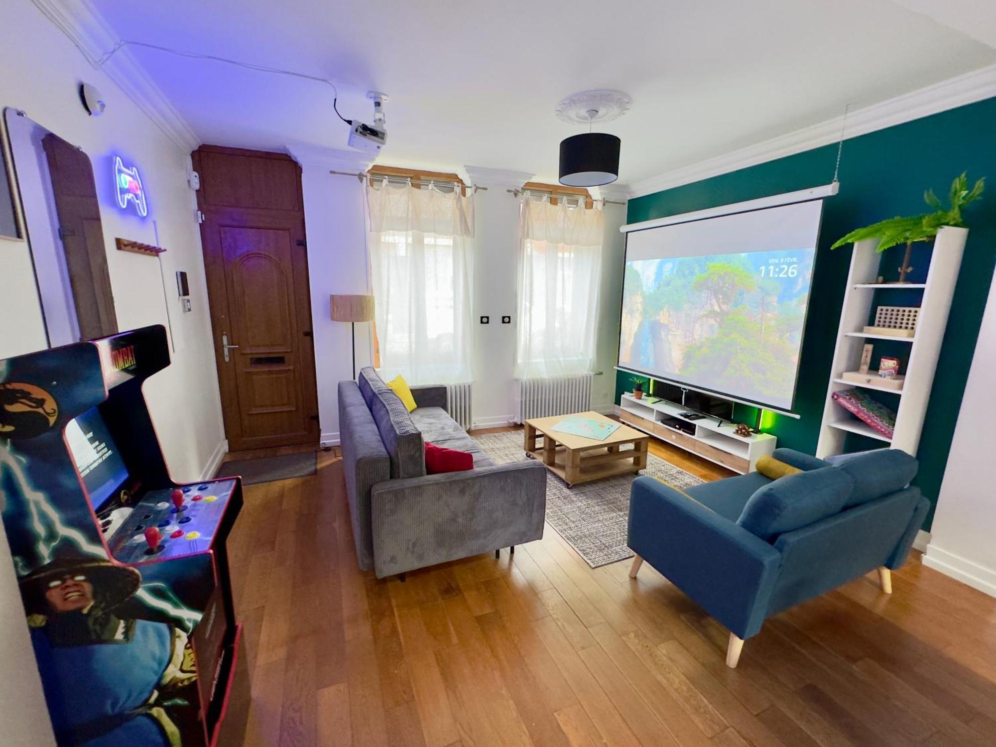 Maison 3Ch - Cinema - Game Room - Parking - Gare Amiens Eksteriør bilde