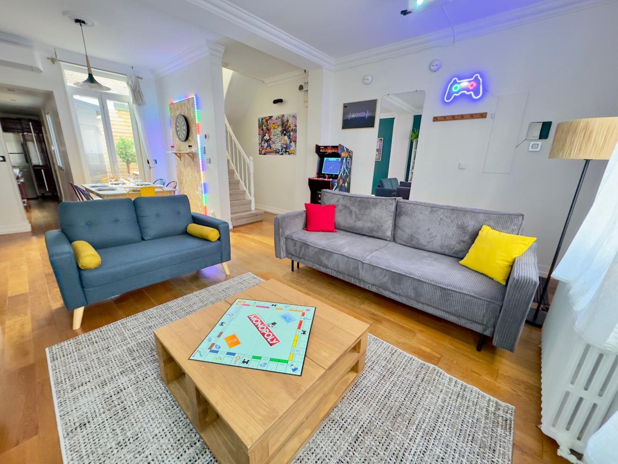 Maison 3Ch - Cinema - Game Room - Parking - Gare Amiens Eksteriør bilde